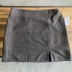 NWT Old Navy Plaid Mini Skirt